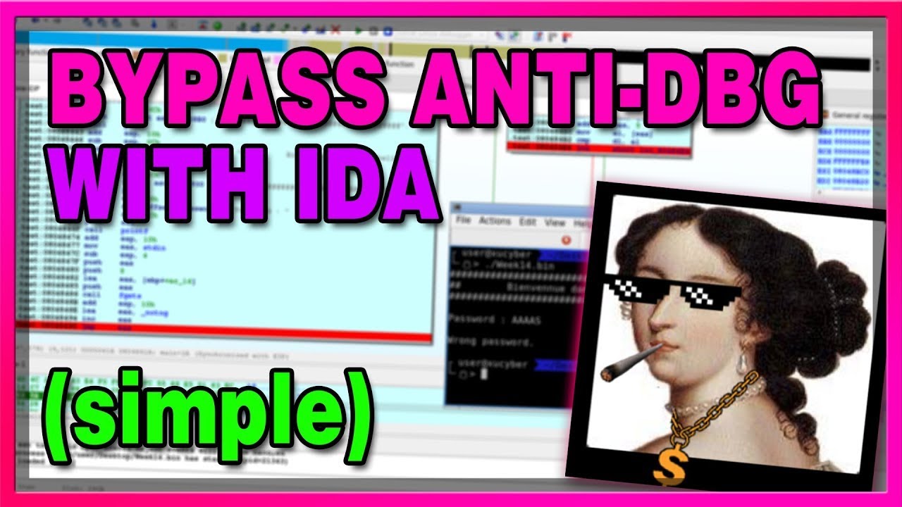 HOW TO BYPASS ANTICHEAT WITH IDA PRO , ALL HACK ANTIBAN WITH THIS, (FF,CODM,PUBG) HX CHEATS