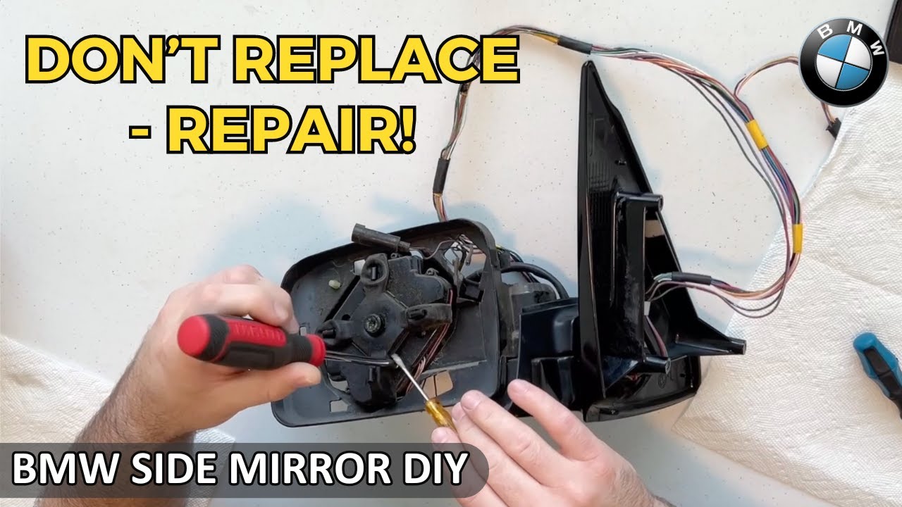 How To REPAIR a Broken BMW Side Mirror | Complete Breakdown | BOND Garage