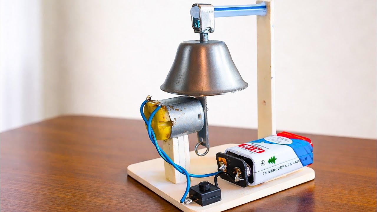 How to Make an Electric Bell at Home | Simple School Project |Electric bell Science project