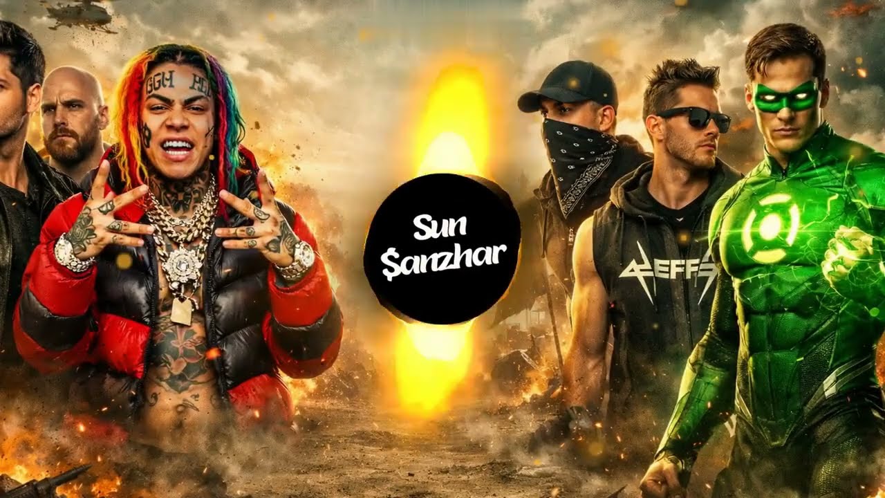 6ix9ine, Neffex & The Script - Hall of fame [SUNSANZHAR REMIX]