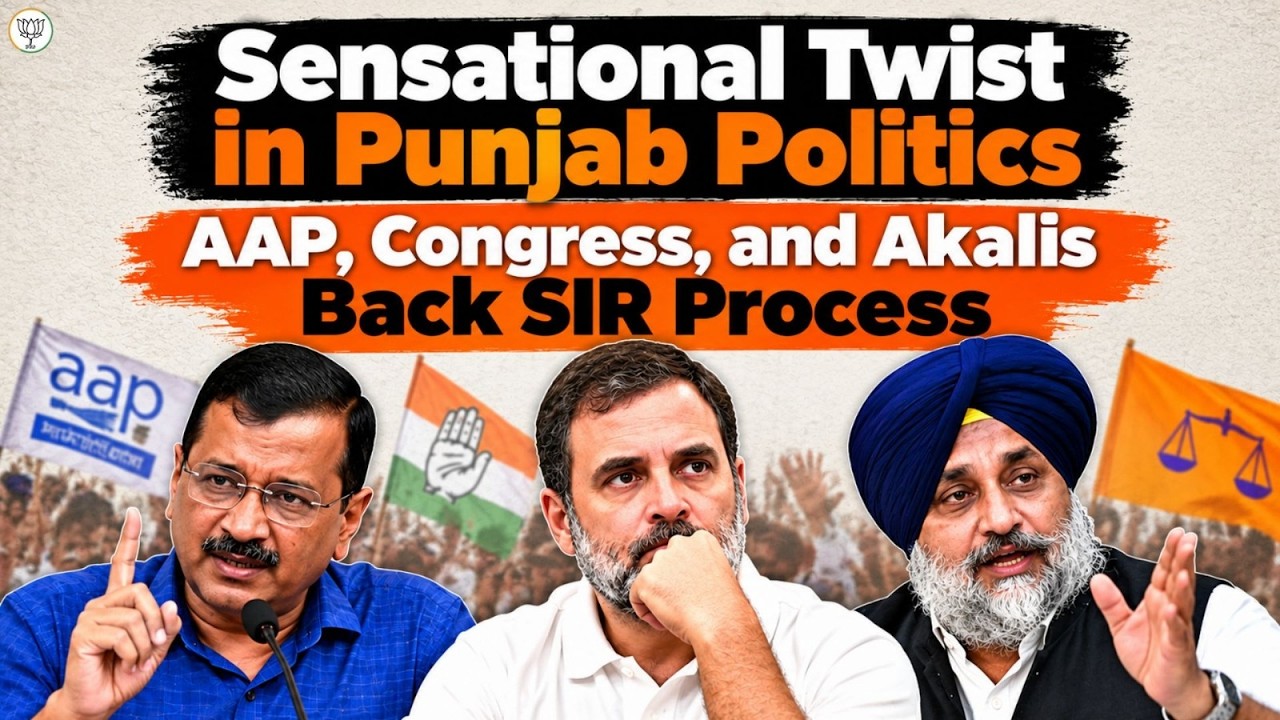 Punjab SIR Twist: Congress, AAP & Akali Dal Accept Voter Rolls? | BJP