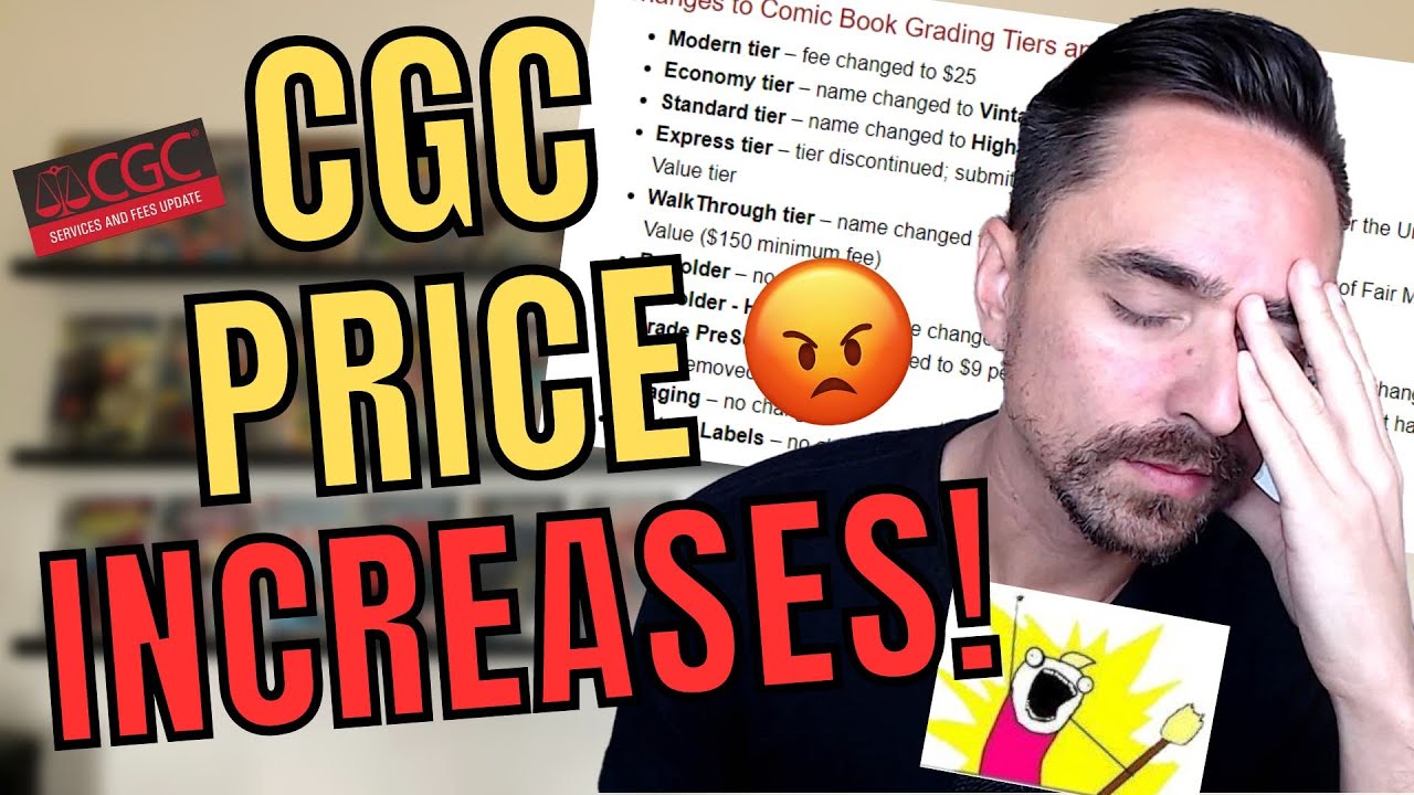 Comic Book Collectors Yell At Cloud - But Will Anything Change? CGC Price Increases