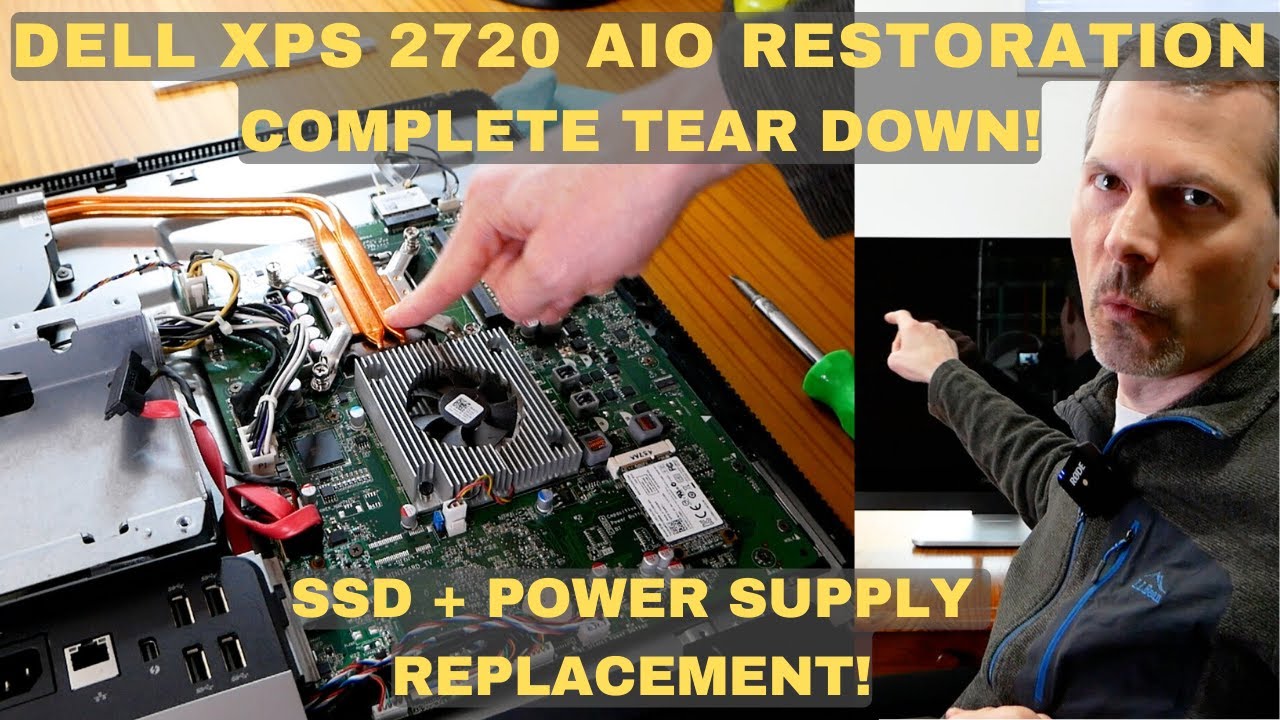 Dell XPS 2720 AIO Step by Step Tear Down and Restoration!