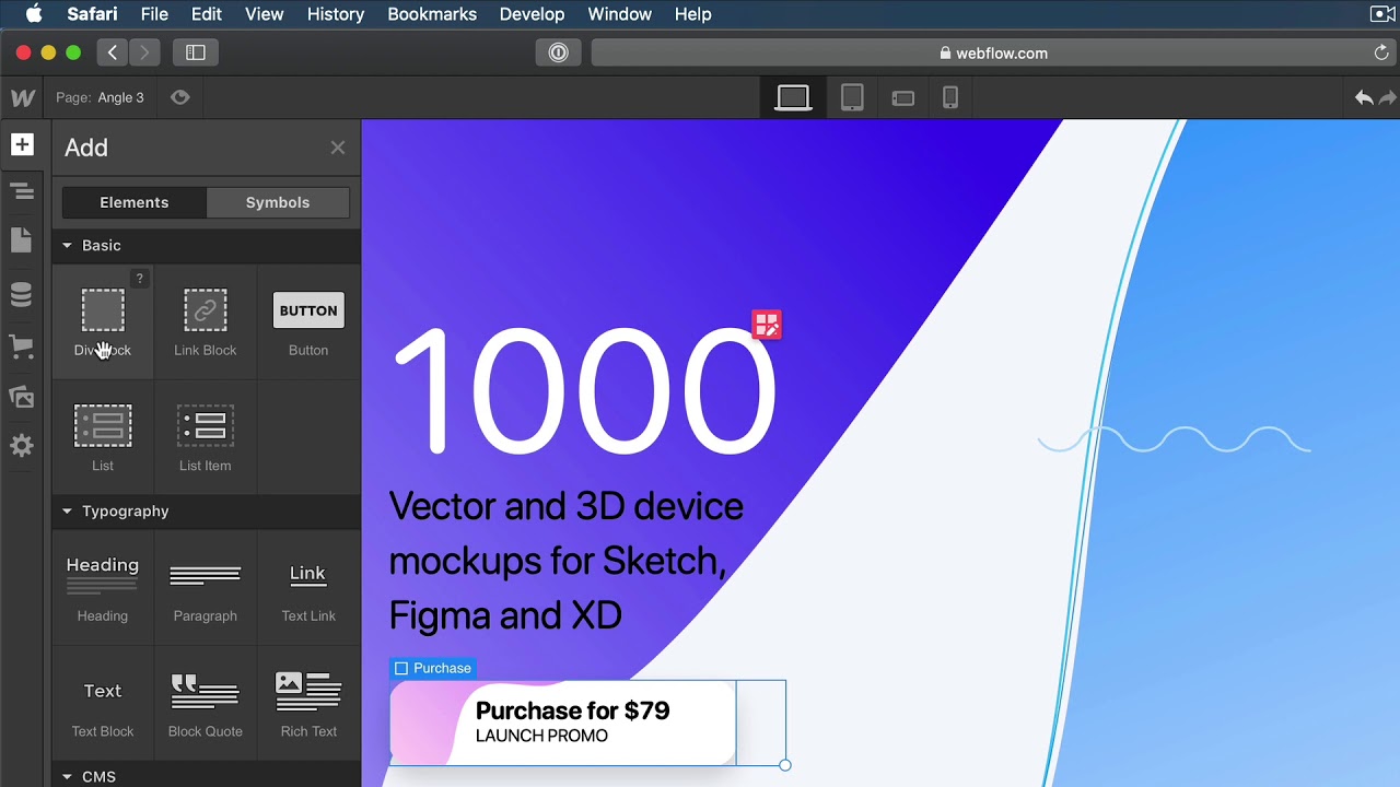 Flex, Grid and Adaptive Layout in Webflow [3 of 14]