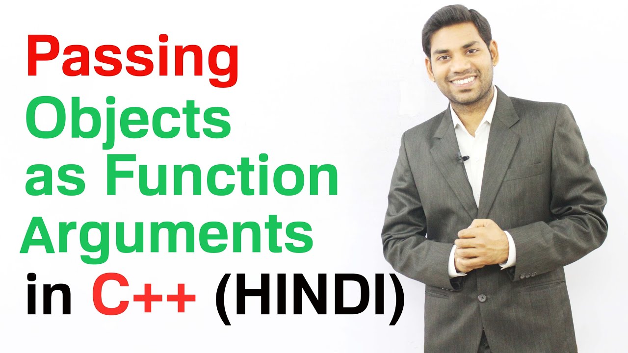 Passing Objects as Function Arguments in C++ (HINDI)