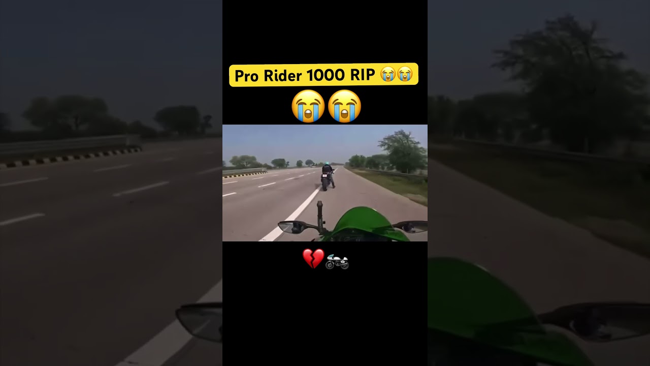 Pro rider 1000 live accident video 😭#prorider1000 #amirmajid #live #motovlog #shorts