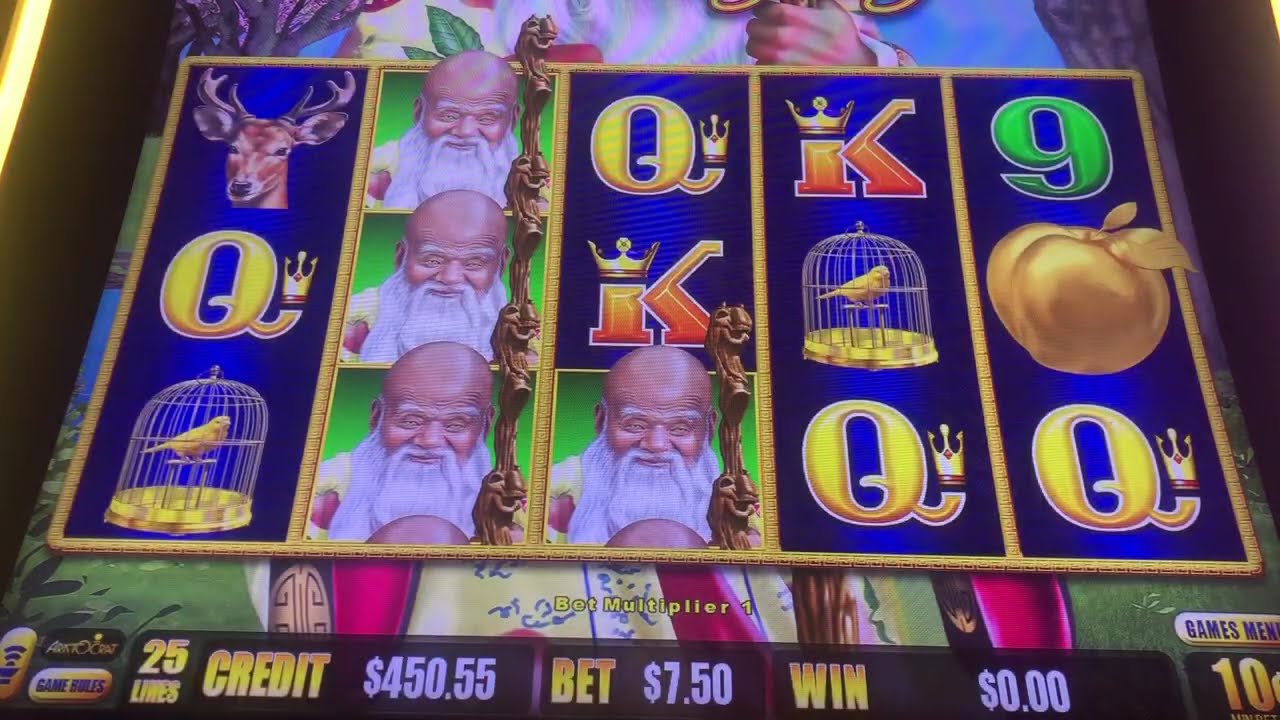 Dragon Link Peace & Long Life Slot Machine Casino Session 🐉🔗🎰🍑