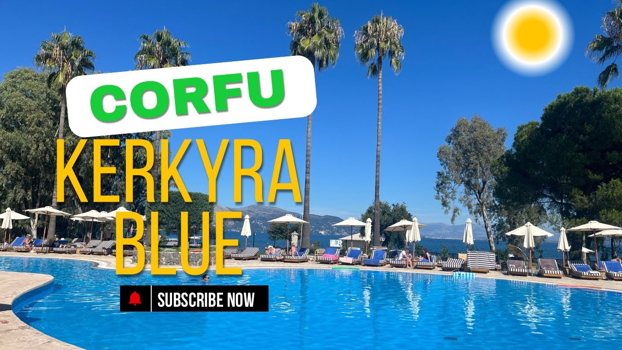 Kerkyra Blue hotel Corfu, Greece | Review & tour!