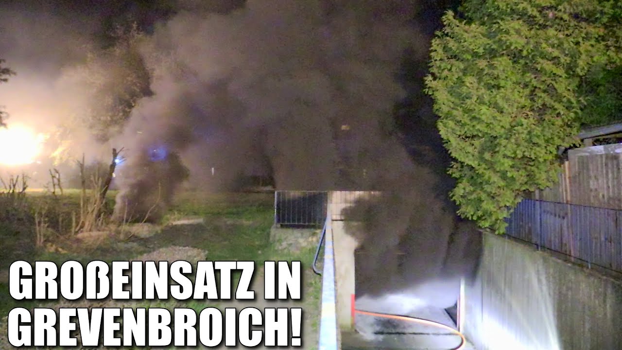 [MASSIVER TIEFGARAGENBRAND!] - 4 PKW in Vollbrand | Enorme Rauchentwicklung | Großeinsatz -