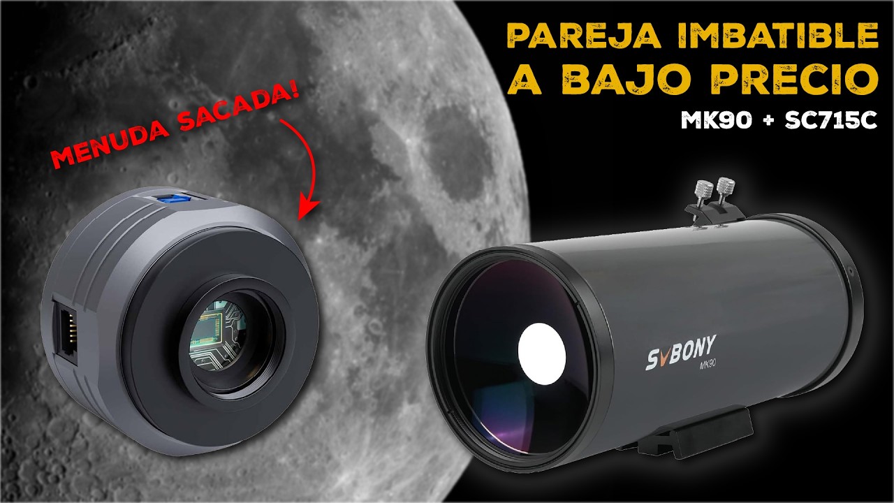 ¿EL MEJOR equipo de iniciación a la astrofotografía?🤔 | SvBony Mk90 + SC715c
