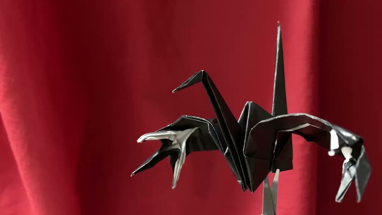 Origami Devil Crane ー 悪魔折り鶴の折り方