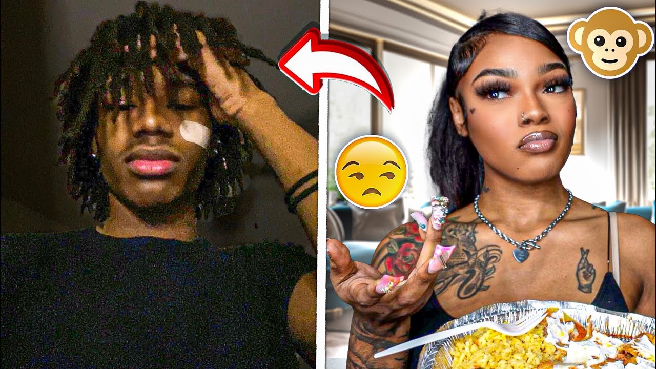 EATIN ENCHILADAS & TROLLING PPL ON THE MONKEY APP 🤦🏽‍♀️😂 | FUNNY AF
