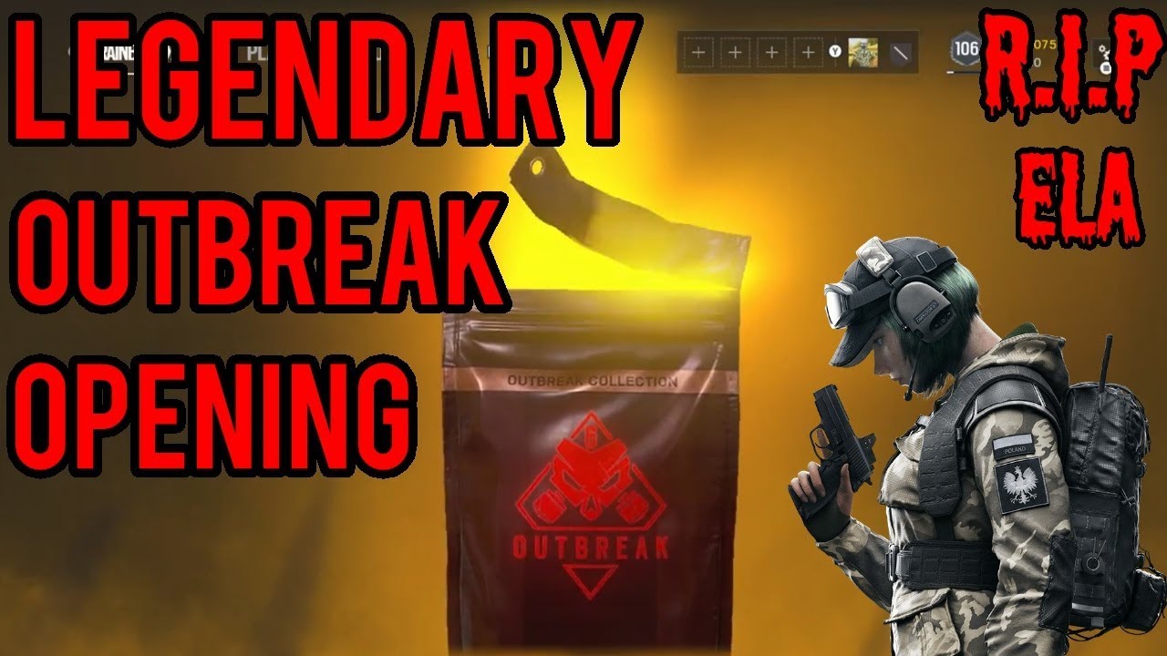 Legendary Outbreak Opening! Rainbow Six Siege - Alpha Packs (RIP Ela)