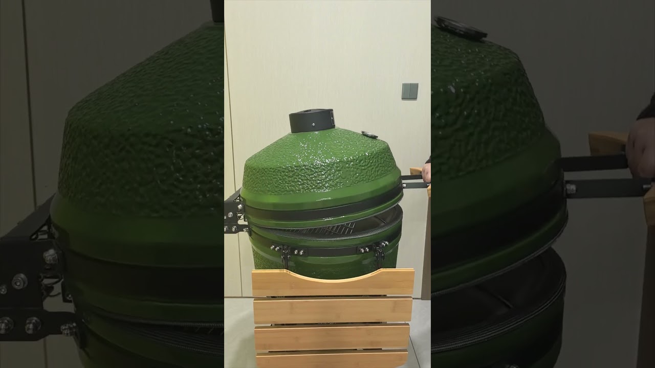 You have never seen these two innovations in one kamado!#kamadogrill #bbqgrill #cooking #stonegrill