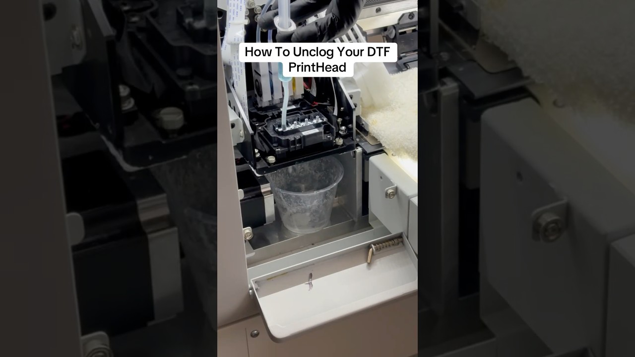 How To Unclog Your DTF Printhead: #smallbusiness #directtofilm #businesstipsforsmallbusinessowners