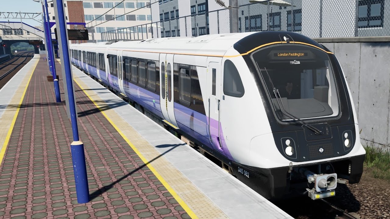 Train Sim World 6: Testing for The Elizabeth Line ( Short Class 345 )