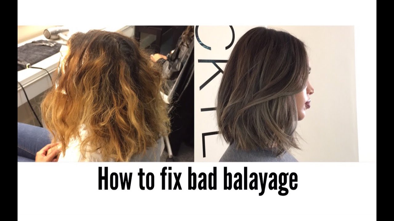 HOW TO COLOUR CORRECT BALAYAGE OMBRE | FIX VERY BAD BALAYAGE |NICKY LAZOU
