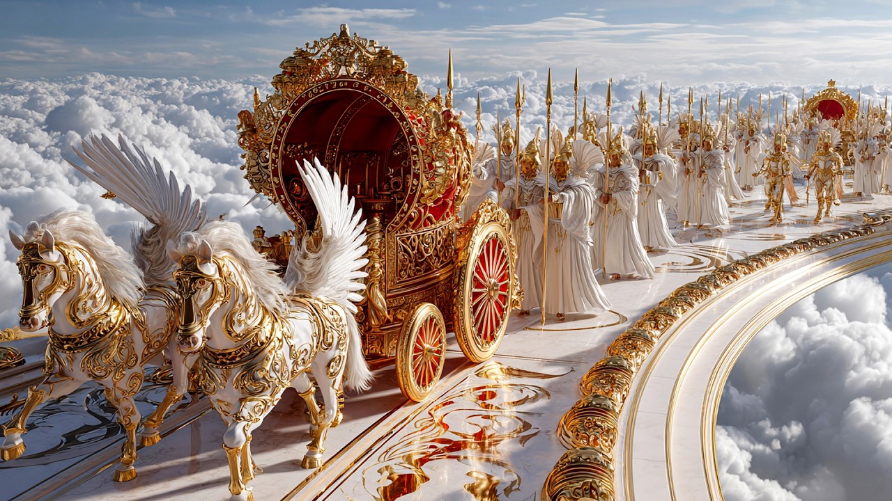 Beyond Time: The Eternal Journey of Souls through Divine Palaces of Light