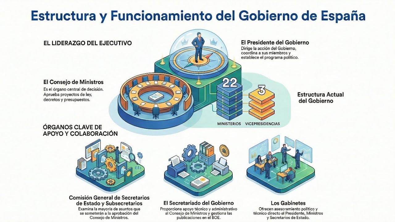 Tema 2 completo: Gobierno, Presidente y Consejo de Ministros | Oposiciones