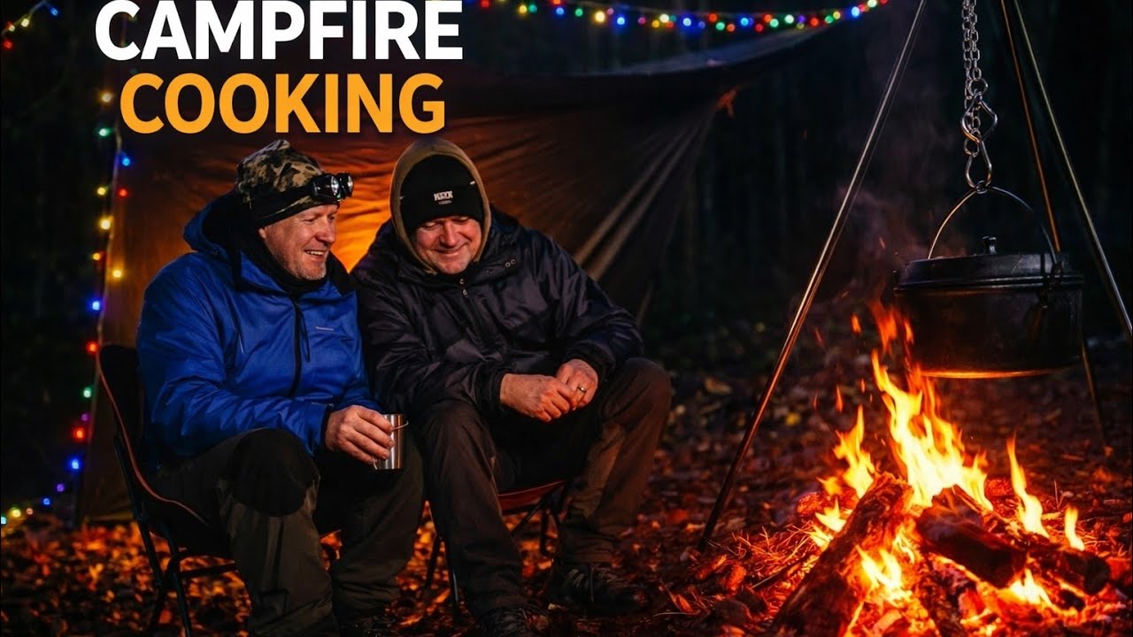 A Proper Christmas in the Woods - Campfire Feast & Friends