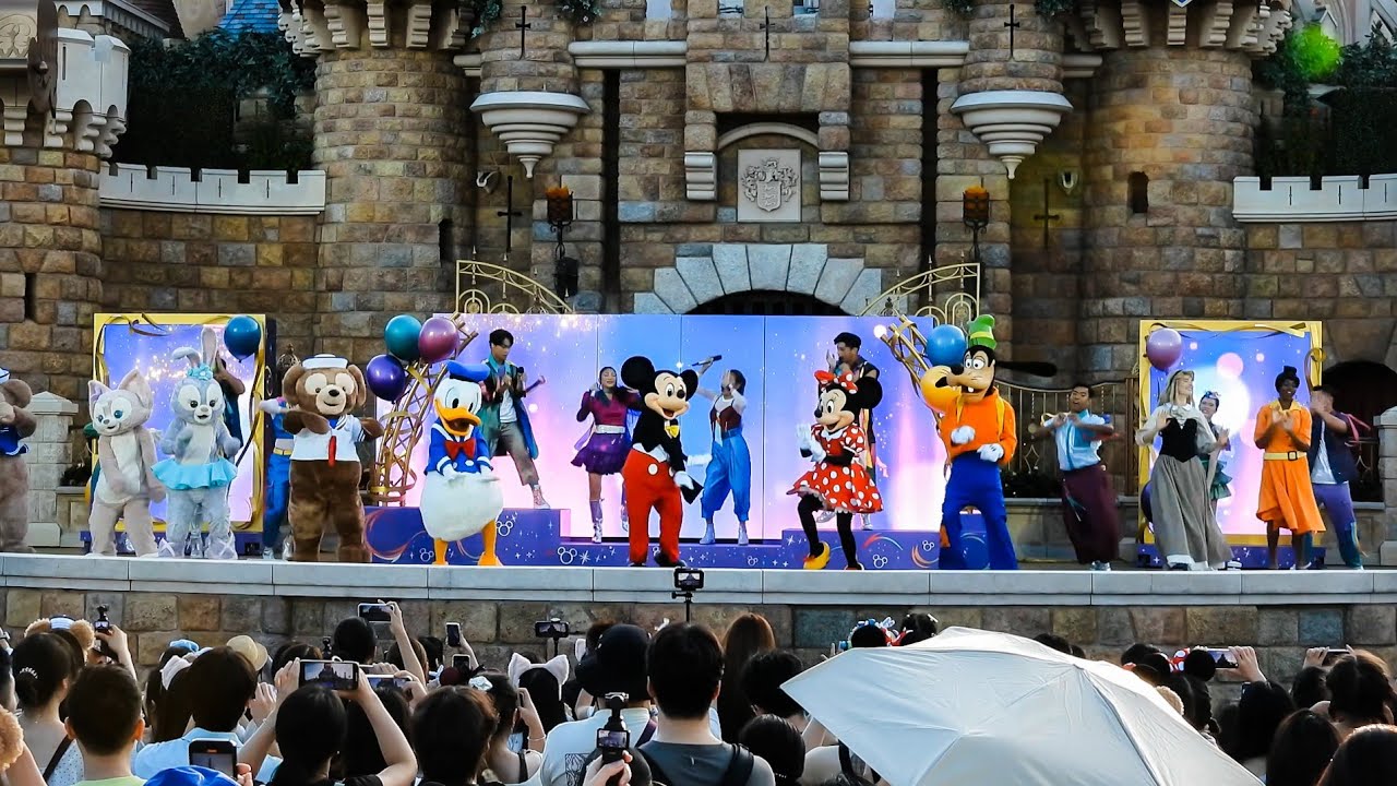 [4K] HKDL Disney Friends Live: Party at the Castle! | 迪士尼好友Live：城堡派對