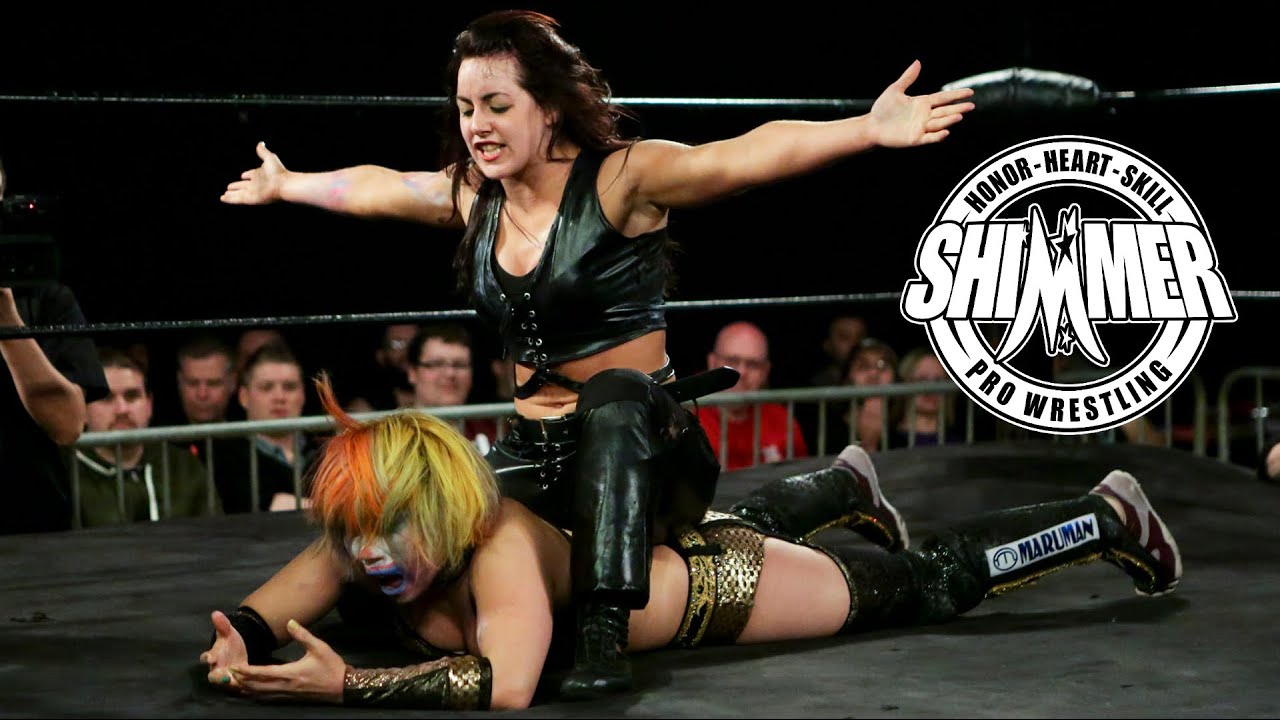 SHIMMER Women's Wrestling - Кана (Аска) против Никки Шторм (Никки Кросс) - SHIMMER 65, 13 апреля ...