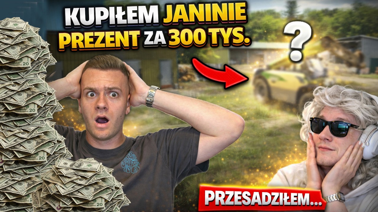 KUPIŁEM JANINIE PREZENT ZA 300 TYSIĘCY?!🤯TO JEST ZA GRUBE!  | MPG |