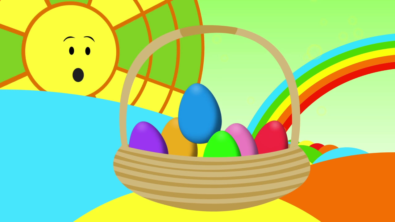 Animated Surprise Eggs for Learning Colors Part II
