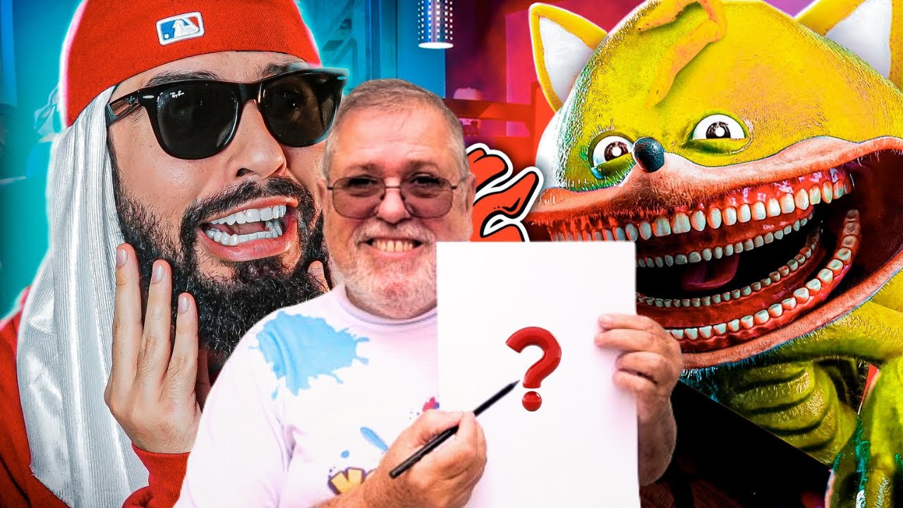 Tails Shin Vs. Mussa - Batalha com Games - React e Desenhando