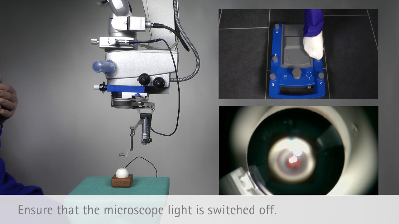 OCULUS BIOM&reg; 5cl, SDI&reg; 4c and BIOM&reg; Optic Set (Tutorial 5/7, English: Focus the microscope)