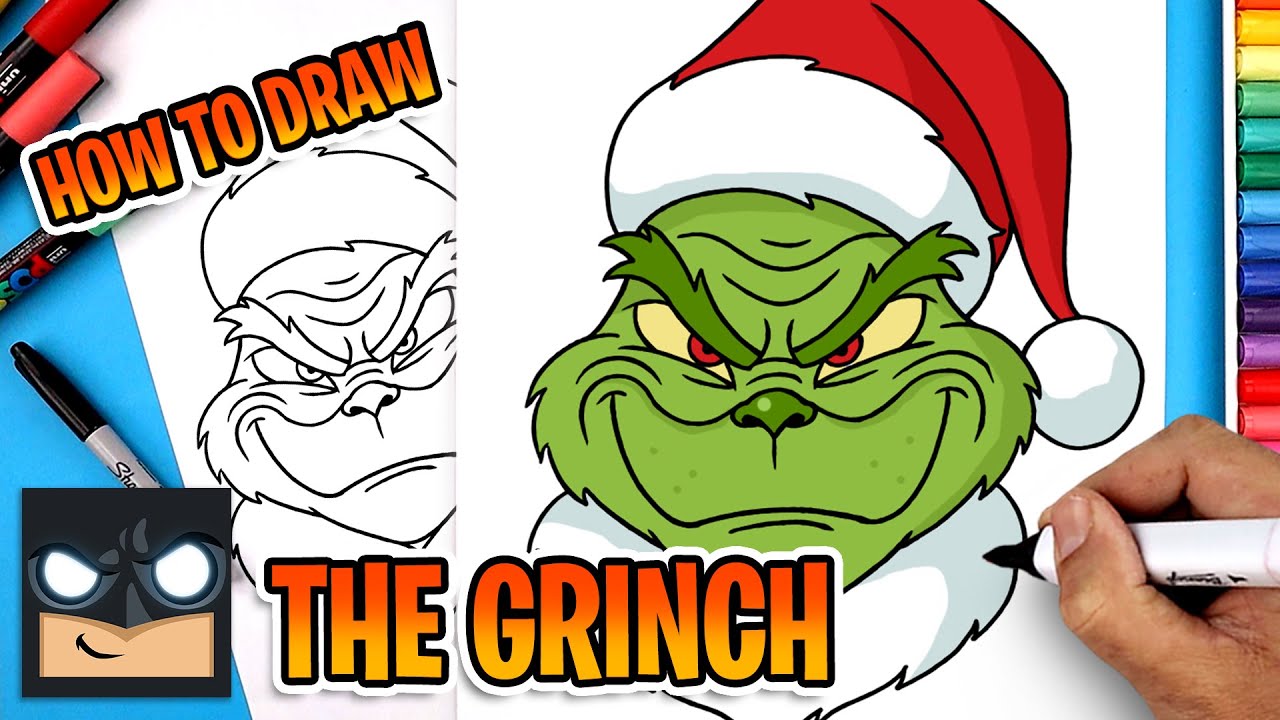 How to Draw The Grinch | Fun Holiday Drawing Tutorial
