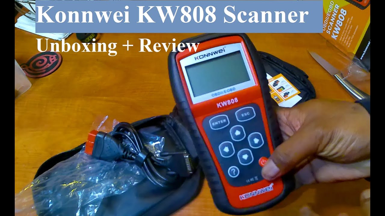Konnwei KW808 Scanner | Unboxing + Review #unboxing #review  #konnwei
