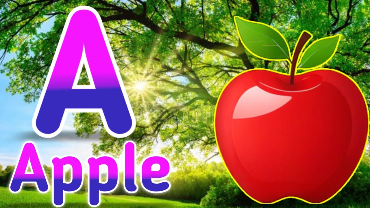 Фонетическая песенка 2 с двумя словами в 3D-формате - A для самолета - Песни и звуки алфавита ABC...