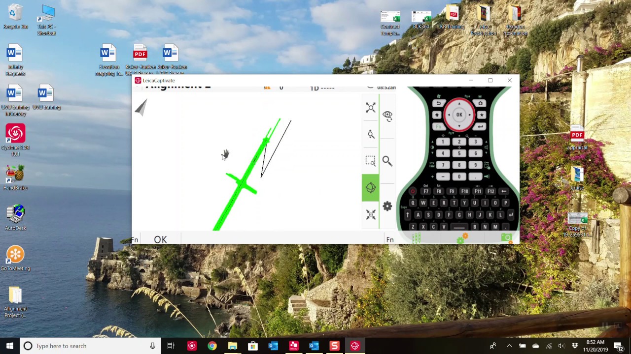 Import XML Road Data to Leica Captivate