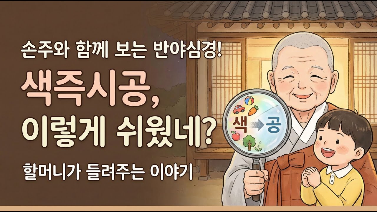 반야심경 쉬운 해설 | 초등학생도 이해하는 색즉시공의 의미