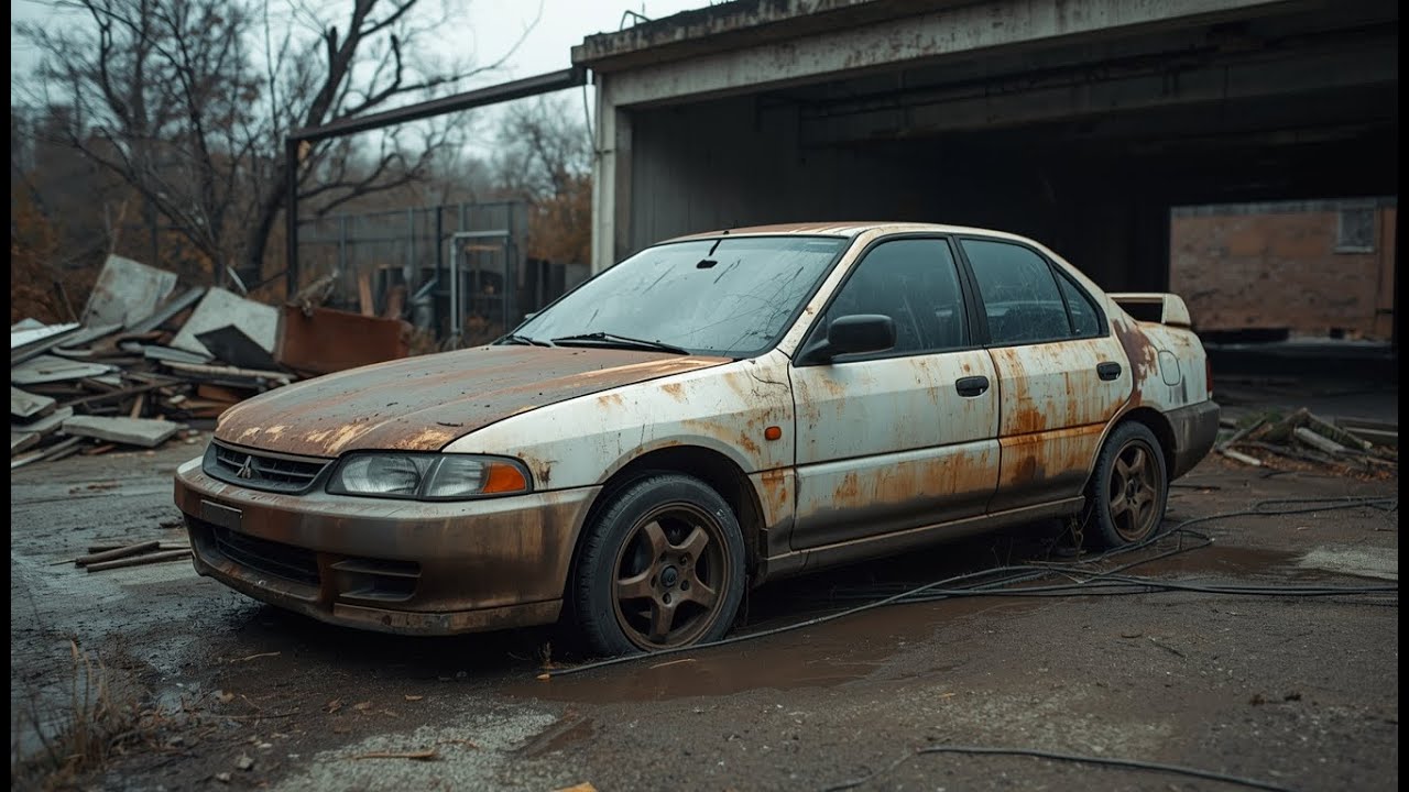 ASMR Car Restoration – Abandoned Mitsubishi Lancer 1997