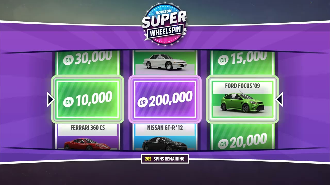 FH5 - Super Wheelspins
