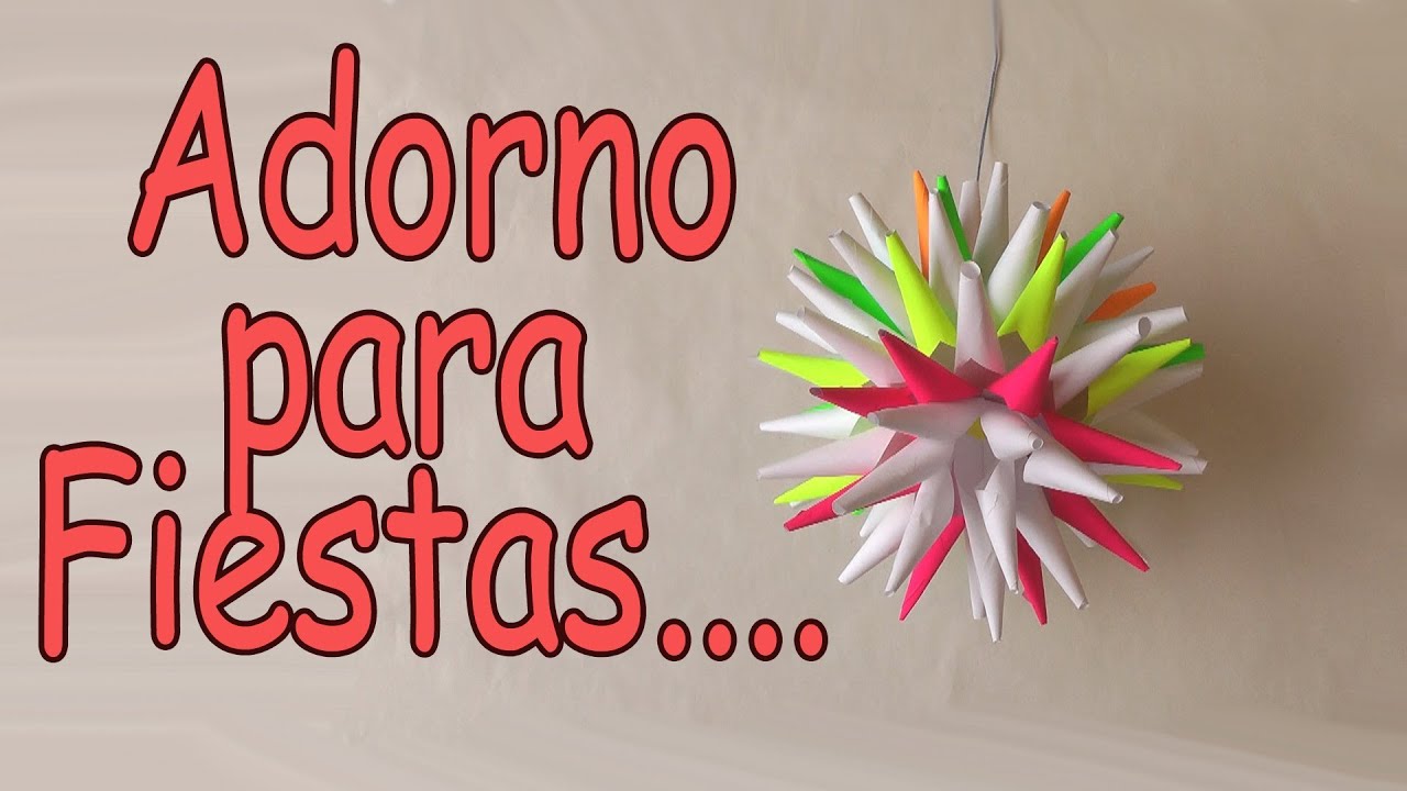 Manualidades - Adorno para fiestas - Manualidades para todos