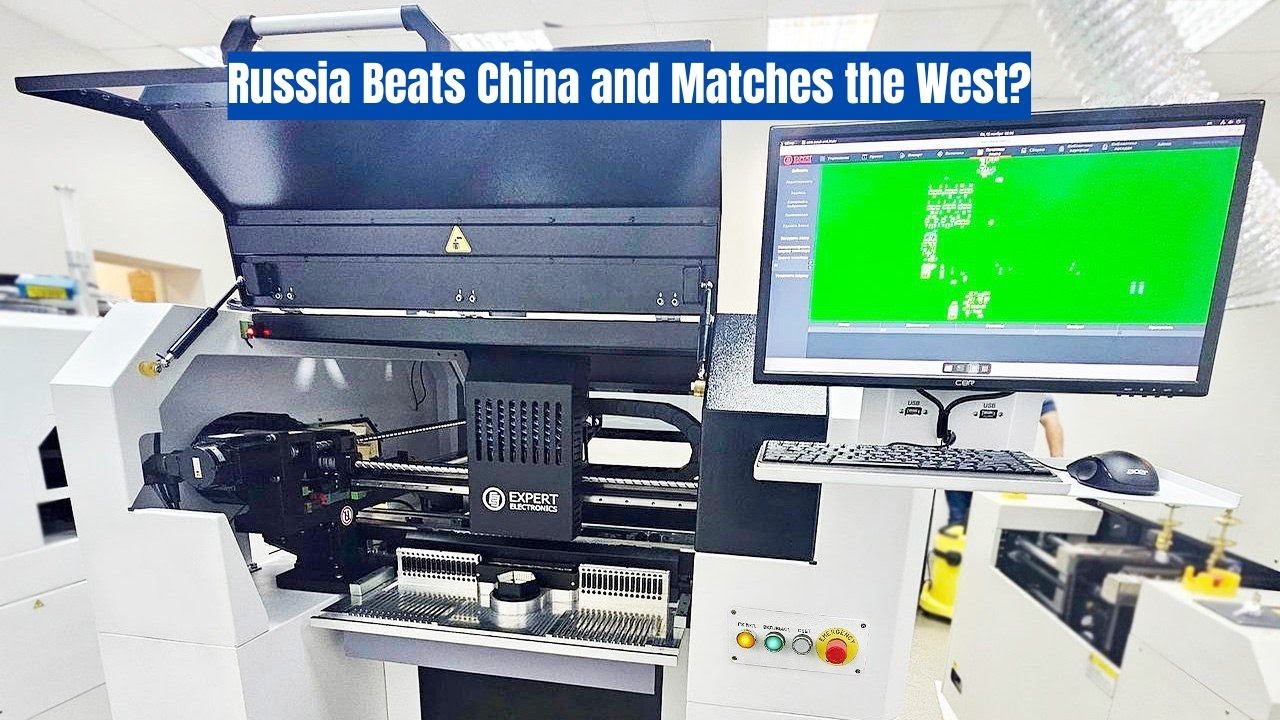 Russia’s New PCB Assembly Robot Shocks the Industry | Pick and Place SMT Machine PiPlacer8