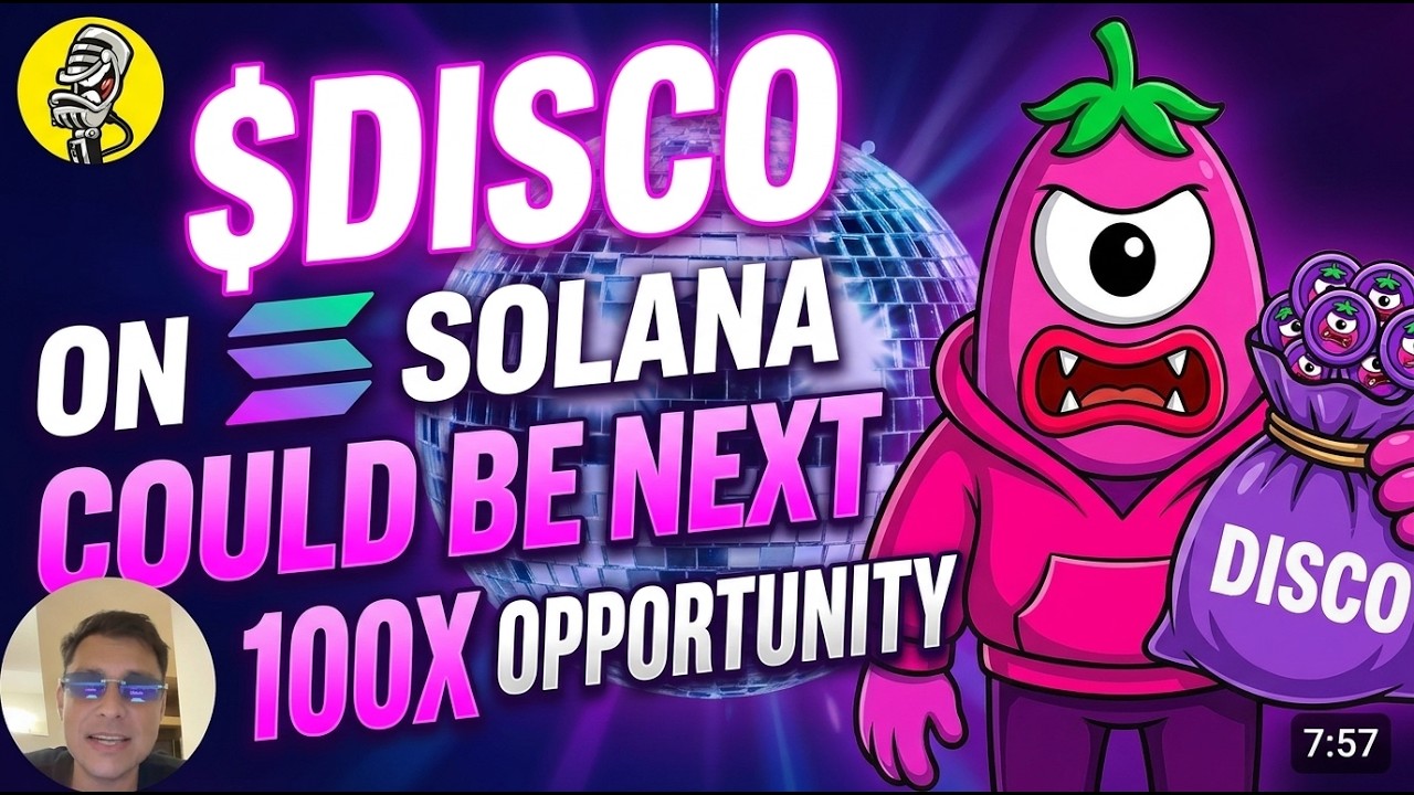 MEME COIN $DISCO ON SOLANA COULD BE THE NEXT 100X OPPORTUNITY!!!