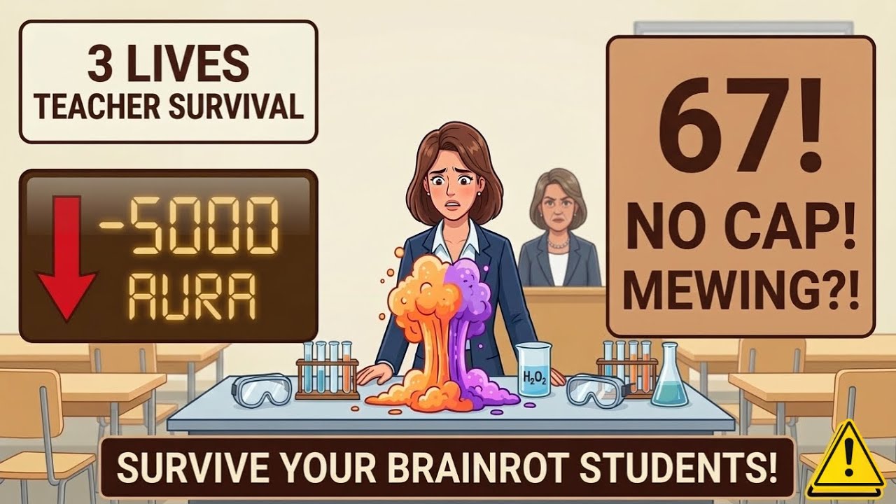 CAN YOU SURVIVE AS A TEACHER TO BRAIN-ROT STUDENTS??!?| INTERACTIVE VIDEO