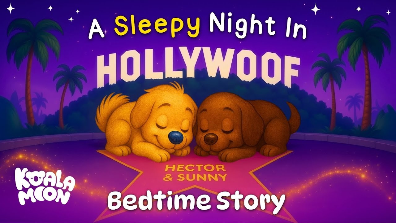 Hector & Sunny go to Hollywoof 🐶 Cozy Bedtime Story for Kids 💤