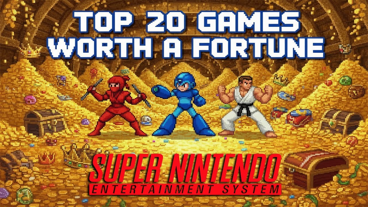 Top 20 SNES Games Worth a Fortune Today