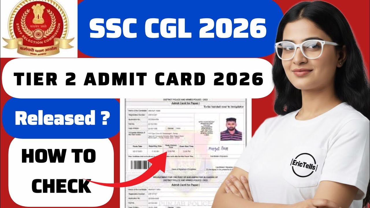 ssc cgl tier 2 admit card 2026 | ssc cgl tier 2 hall ticket 2026