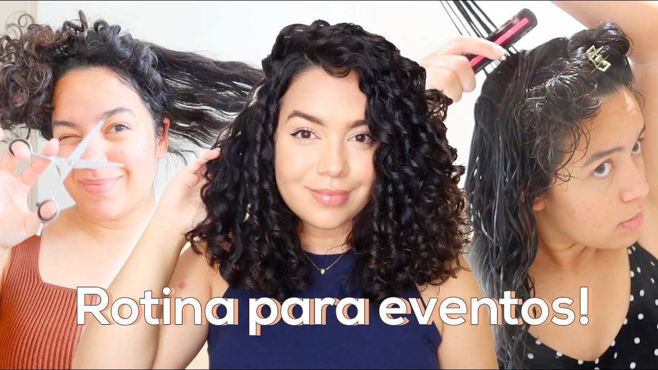 Rotina para eventos | Como Preparar o Cabelo Cacheado Para Dias Importantes