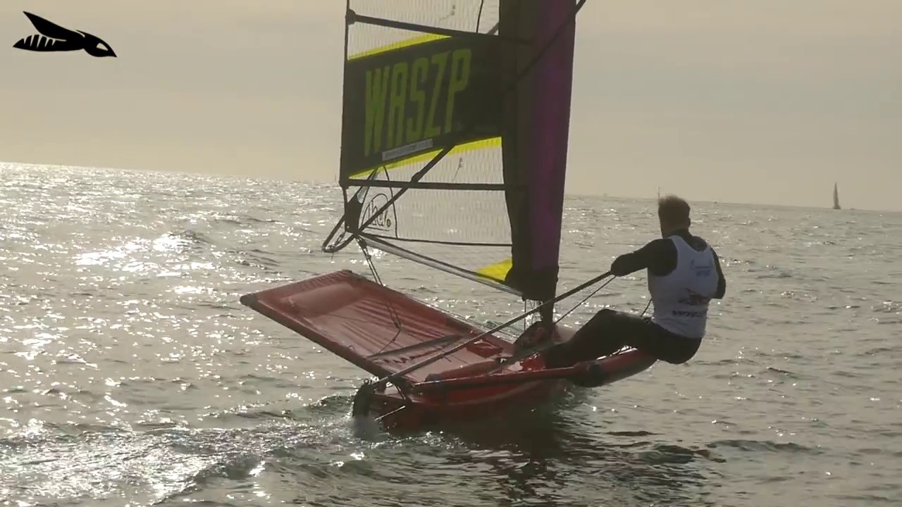 Ross Banham WASZP sailing / Oct 2018