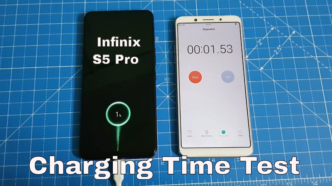 Infinix S5 Pro Charging Time Test