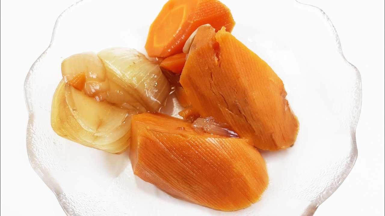 Receta NISHIME con BONIATO, CEBOLLA y ZANAHORIA cocina japonesa verduras MACROBIÓTICA Matthias Hespe
