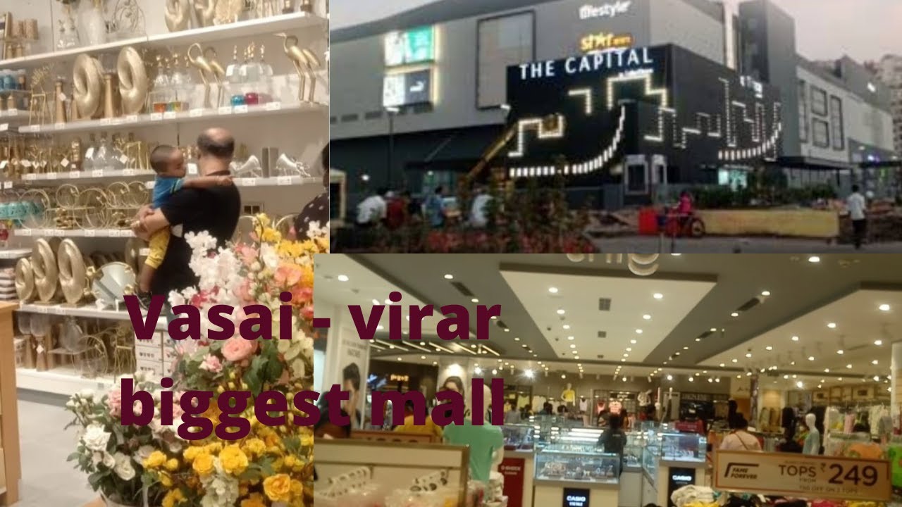 The Capital mall Nalasopara!! Biggest Shopping mall in Vasai - Virar city!! Full Mall tour!!