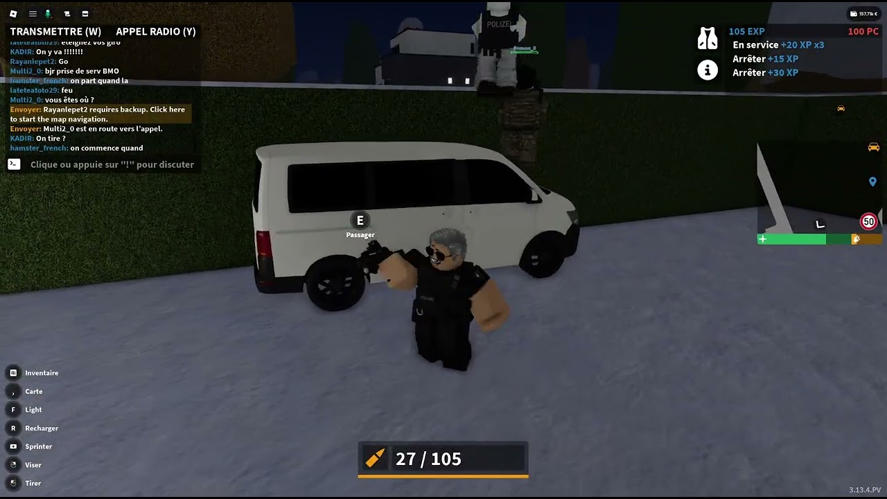 dessente de police chez le gang TRX